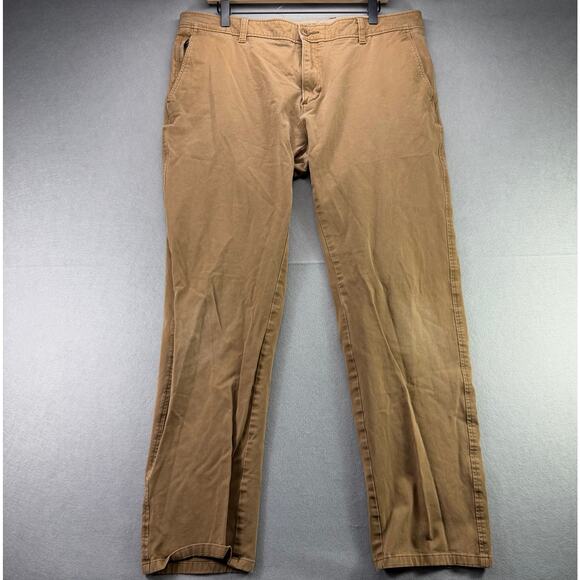 Dockers Men’s SmartFlex Khaki Chino Pants Size 38x34 Tan Casual Comfort - Picture 1 of 16